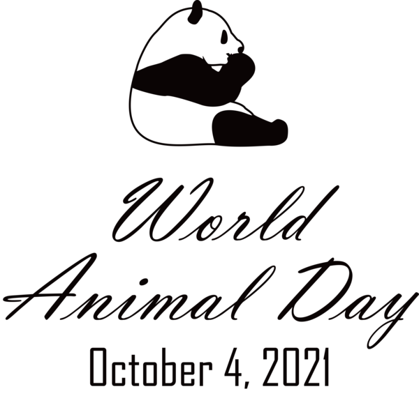 Transparent World Animal Day Line art Logo Shoe for Animal Day for World Animal Day