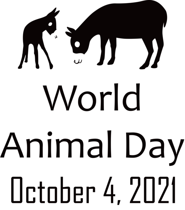 Transparent World Animal Day Horse Dog Human for Animal Day for World Animal Day
