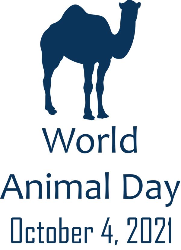 Transparent World Animal Day Camels Logo for Animal Day for World Animal Day