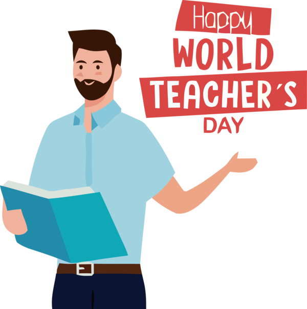 Transparent World Teacher's Day Public Relations Logo Organization for Teachers' Days for World Teachers Day