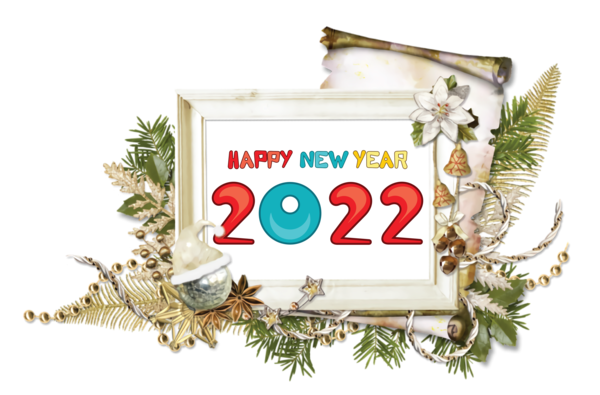 Transparent New Year Christmas Picture Frames Christmas Day Picture Frame for Happy New Year 2022 for New Year