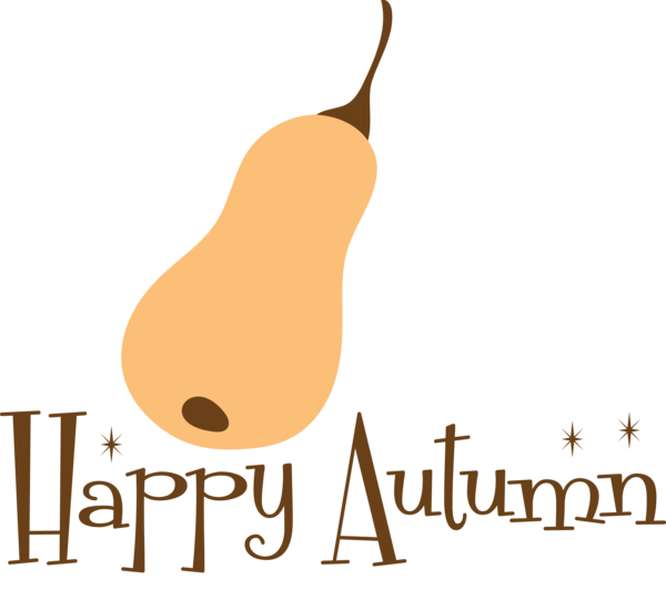 Transparent thanksgiving Logo Line Pear for Hello Autumn for Thanksgiving