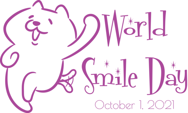 Transparent World Smile Day Design Logo Happiness for Smile Day for World Smile Day