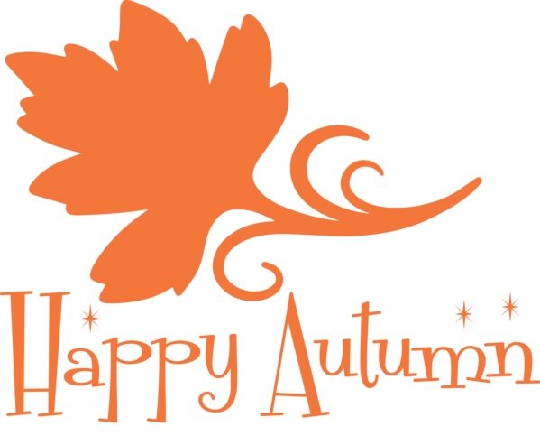 Transparent thanksgiving Flower Logo Design for Hello Autumn for Thanksgiving
