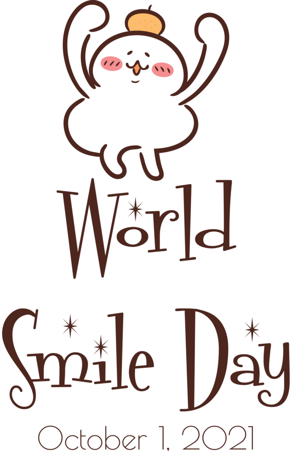 Transparent World Smile Day Digital art Logo Infographic for Smile Day for World Smile Day