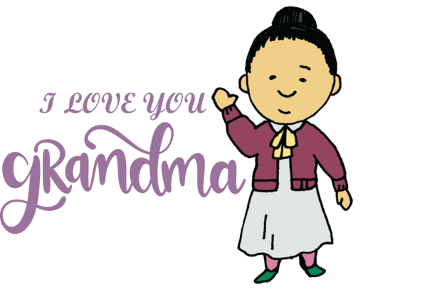 Transparent National Grandparents Day Toddler M Human Logo for Grandmothers Day for National Grandparents Day