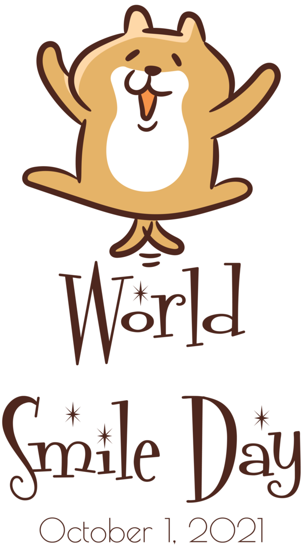 Transparent World Smile Day Human Logo Cartoon for Smile Day for World Smile Day