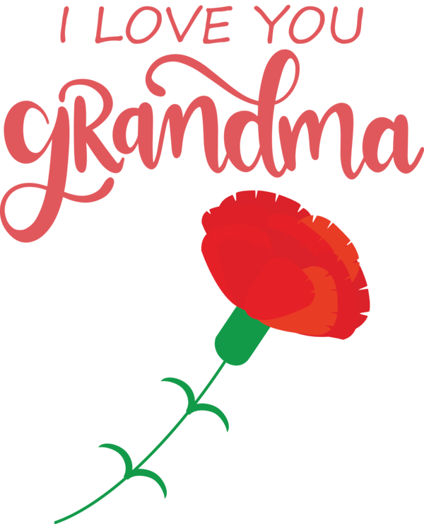 Transparent National Grandparents Day Flower Line Meter for Grandmothers Day for National Grandparents Day