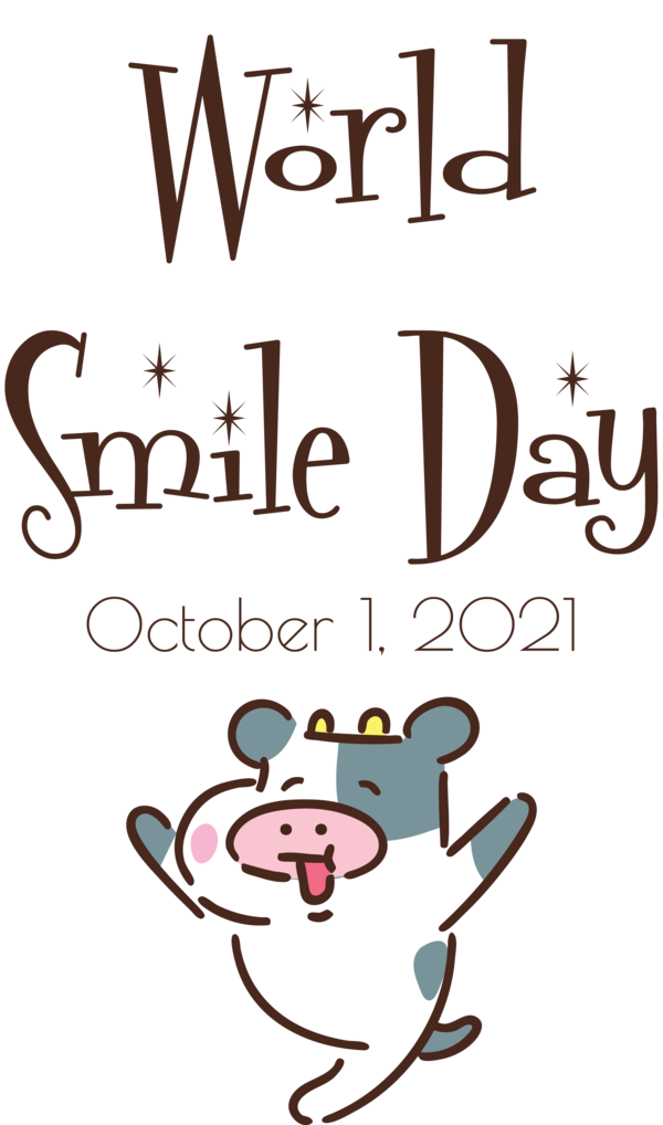 Transparent World Smile Day Human Cartoon Happiness for Smile Day for World Smile Day