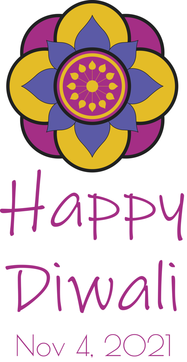 Transparent Diwali Design Cut flowers Floral design for Happy Diwali for Diwali
