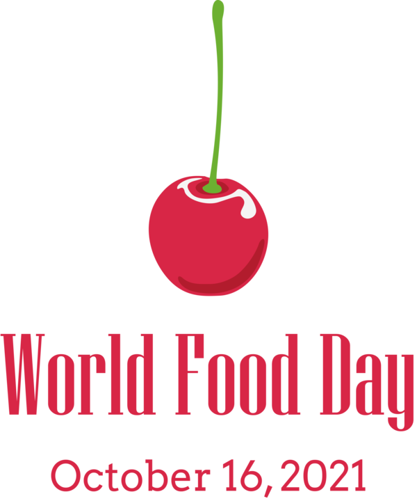 Transparent World Food Day Natural food Superfood Logo for Food Day for World Food Day