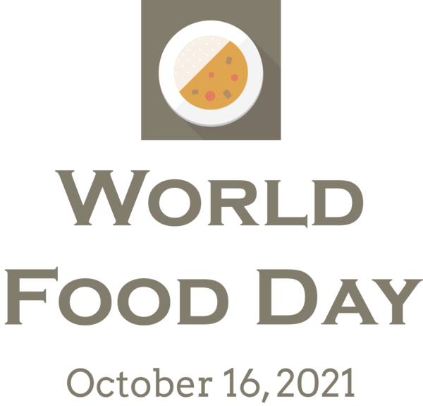 Transparent World Food Day Logo Font Design for Food Day for World Food Day