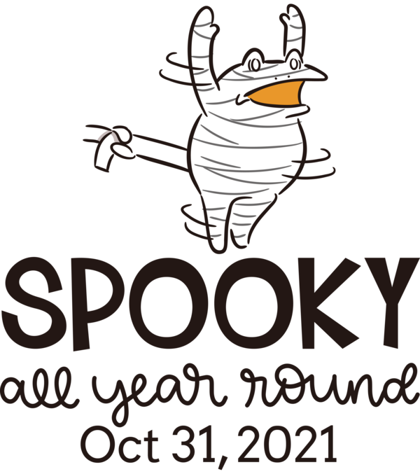 Transparent Halloween Human Cartoon Design for Happy Halloween for Halloween