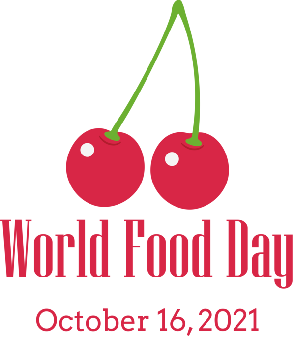 Transparent World Food Day Natural food Superfood Logo for Food Day for World Food Day