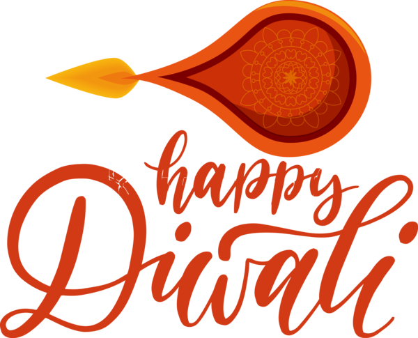 Transparent Diwali Logo Design Line for Happy Diwali for Diwali