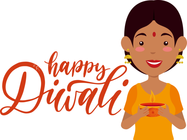 Transparent Diwali Cartoon Logo Line for Happy Diwali for Diwali