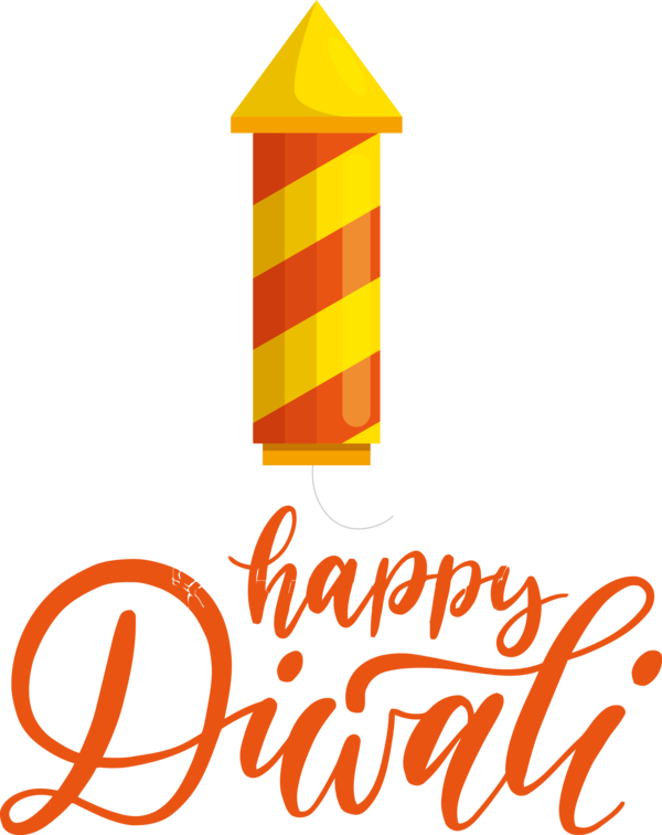 Transparent Diwali Logo Line Yellow for Happy Diwali for Diwali