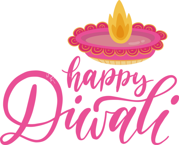 Transparent Diwali Logo Flower Meter for Happy Diwali for Diwali