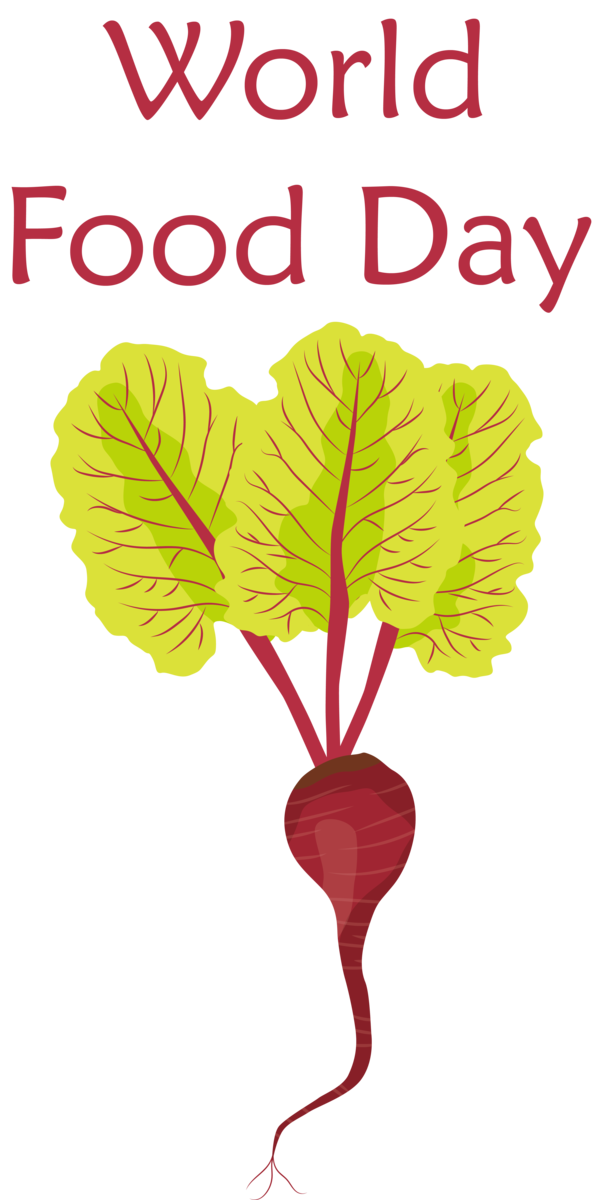 Transparent World Food Day Flower Plant stem Leaf for Food Day for World Food Day