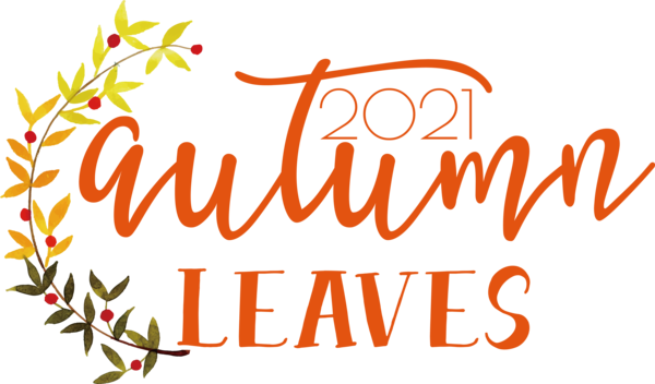 Transparent thanksgiving Floral design Logo Design for Hello Autumn for Thanksgiving