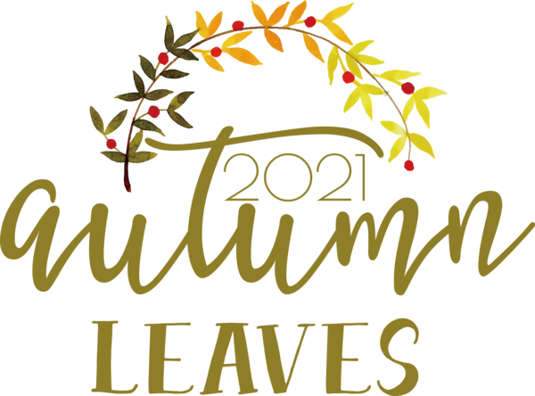 Transparent thanksgiving Floral design Logo Leaf for Hello Autumn for Thanksgiving