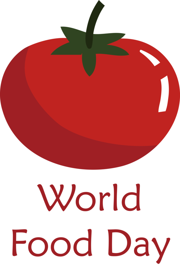 Transparent World Food Day Tomato Flower Natural food for Food Day for World Food Day