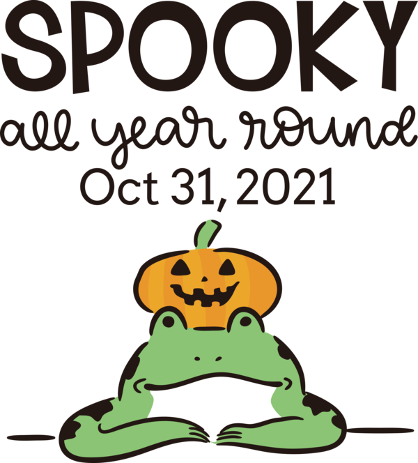 Transparent Halloween Frogs Human Cartoon for Happy Halloween for Halloween