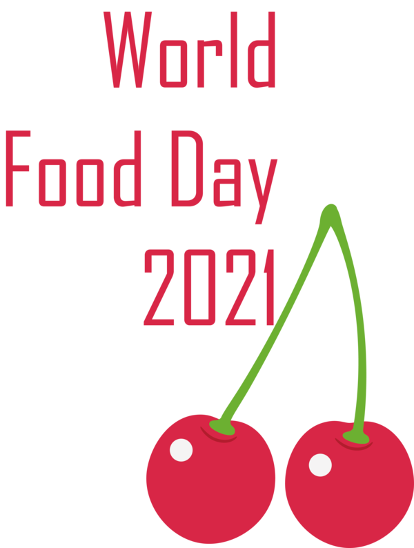 Transparent World Food Day Cherry Line Vibram for Food Day for World Food Day