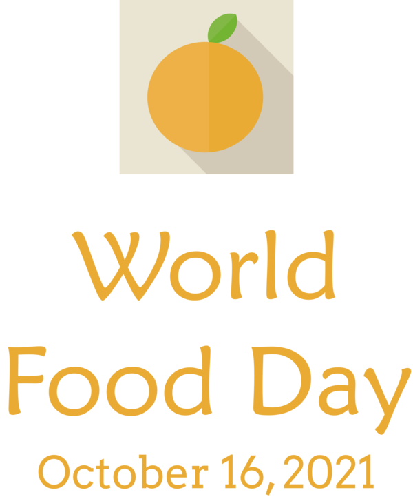 Transparent World Food Day Logo Line Yellow for Food Day for World Food Day