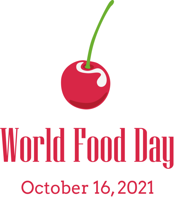 Transparent World Food Day Logo Cherry Line for Food Day for World Food Day