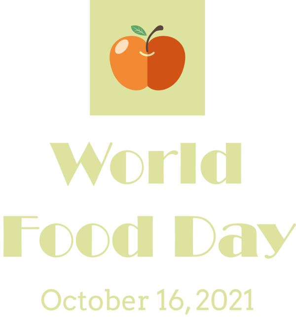 Transparent World Food Day Logo Line Yellow for Food Day for World Food Day