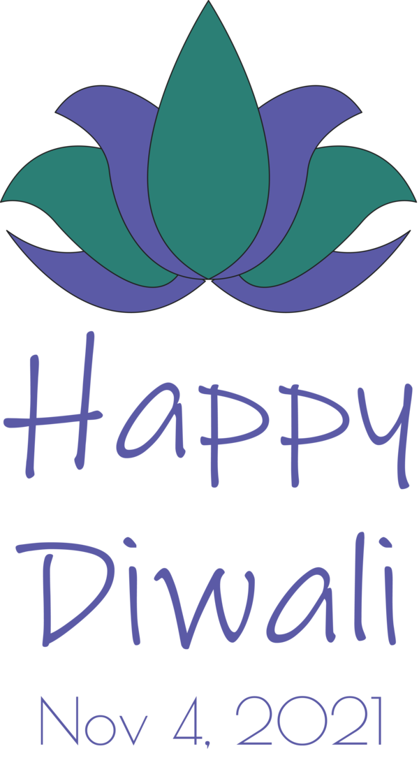 Transparent Diwali Leaf Design Line for Happy Diwali for Diwali