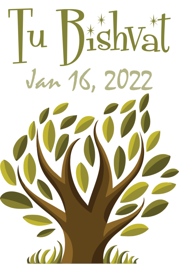Transparent Tu Bishvat Design Royalty-free Logo for Tu Bishvat Tree for Tu Bishvat