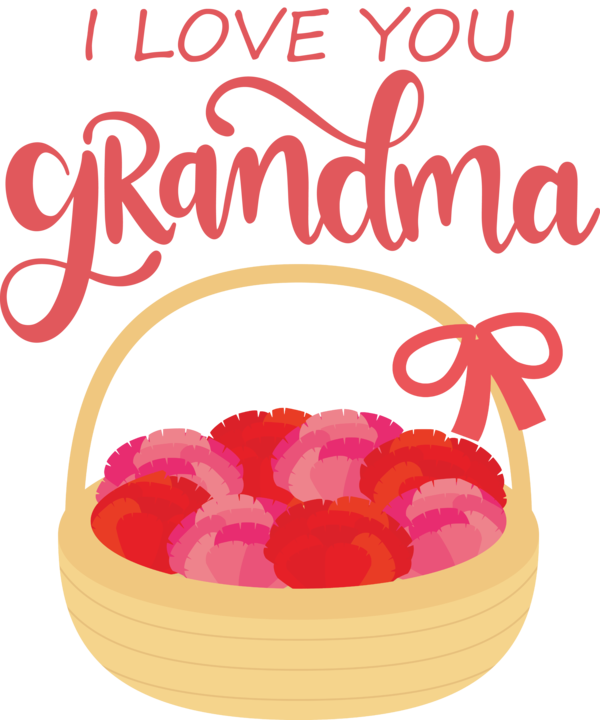 Transparent National Grandparents Day Flower Petal Fruit for Grandmothers Day for National Grandparents Day