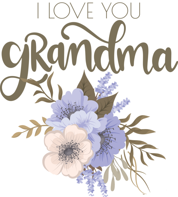 Transparent National Grandparents Day Floral design Flower Cut flowers for Grandmothers Day for National Grandparents Day