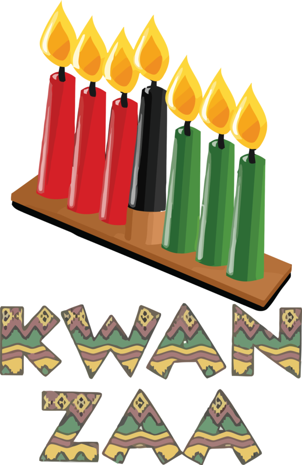 Transparent Kwanzaa Design Line Yellow for Happy Kwanzaa for Kwanzaa