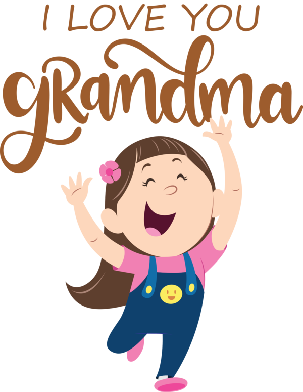 Transparent National Grandparents Day Human Cartoon Happiness for Grandmothers Day for National Grandparents Day