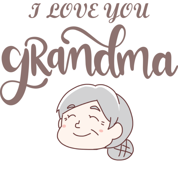 Transparent National Grandparents Day Human Logo Cartoon for Grandmothers Day for National Grandparents Day