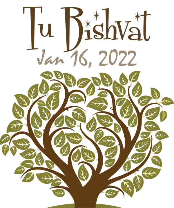 Transparent Tu Bishvat Design Royalty-free for Tu Bishvat Tree for Tu Bishvat