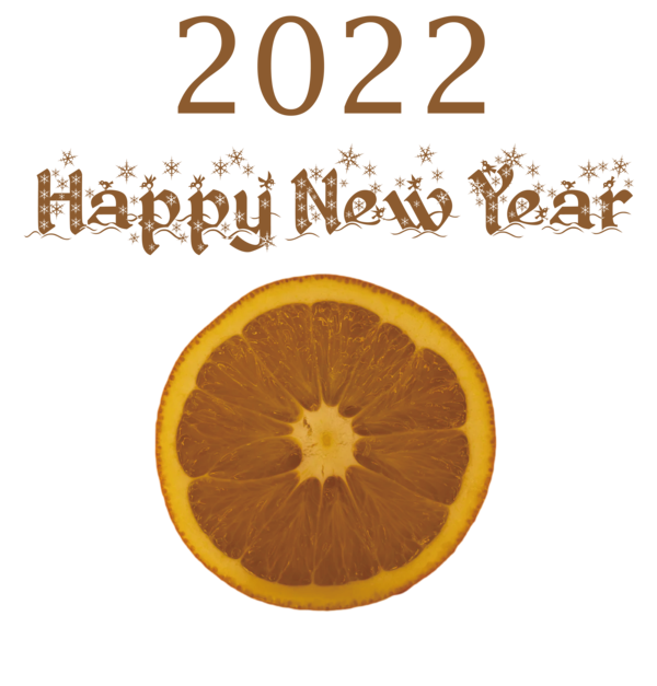 Transparent New Year Circle Font Meter for Happy New Year 2022 for New Year