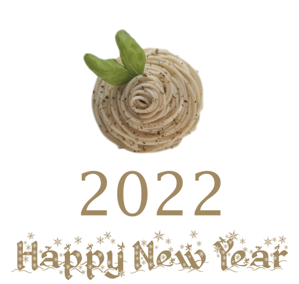 Transparent New Year Logo Font Superfood for Happy New Year 2022 for New Year