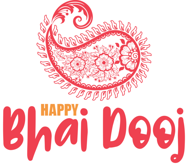 Transparent Bhai Dooj Design Logo for Bhai Beej for Bhai Dooj