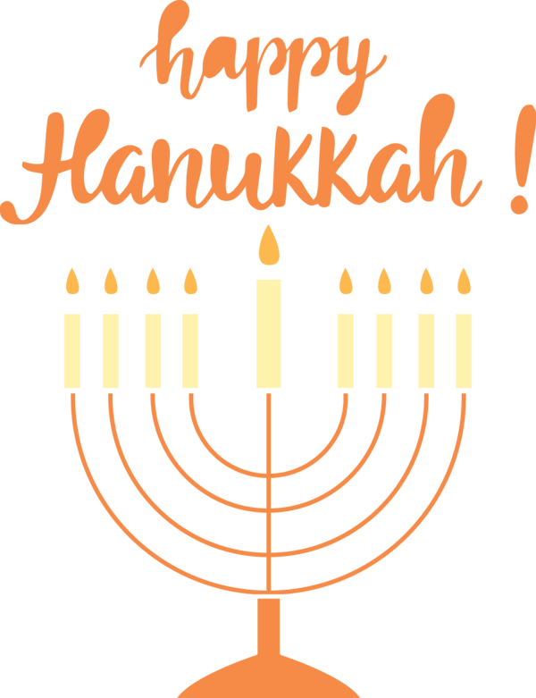 Transparent Hanukkah Candle Holder Candle Line for Happy Hanukkah for Hanukkah