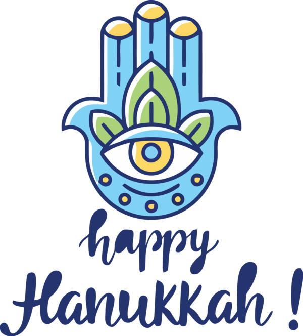 Transparent Hanukkah Logo Design Line for Happy Hanukkah for Hanukkah