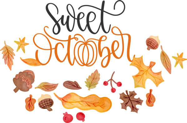 Transparent thanksgiving Drawing Design Painting for Hello October for Thanksgiving