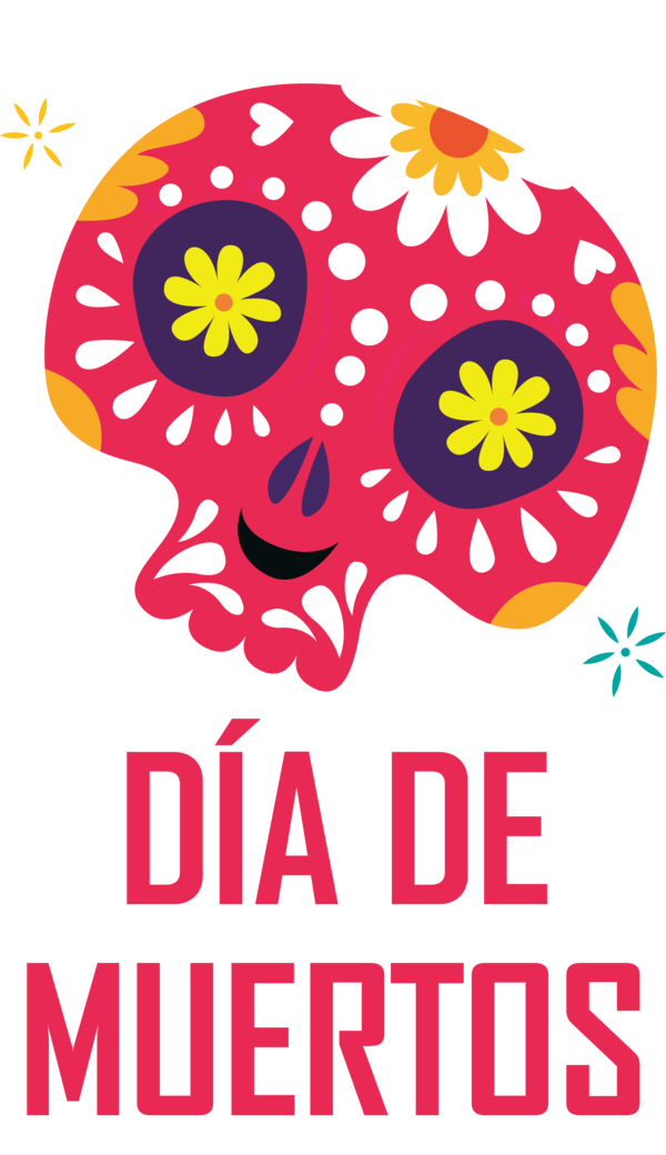 Transparent Day of the Dead Design La Joya for Día de Muertos for Day Of The Dead