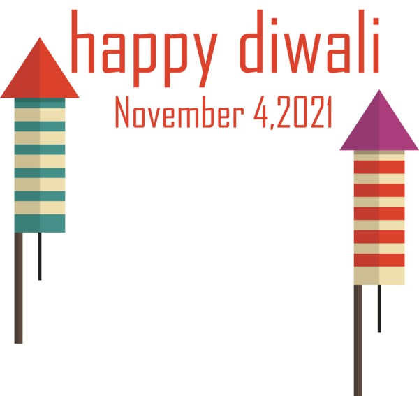Transparent Diwali Logo Font Line for Happy Diwali for Diwali