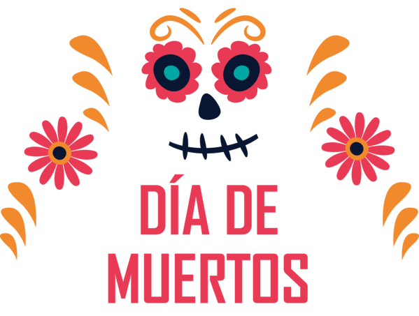 Transparent Day of the Dead Conflict  Design for Día de Muertos for Day Of The Dead