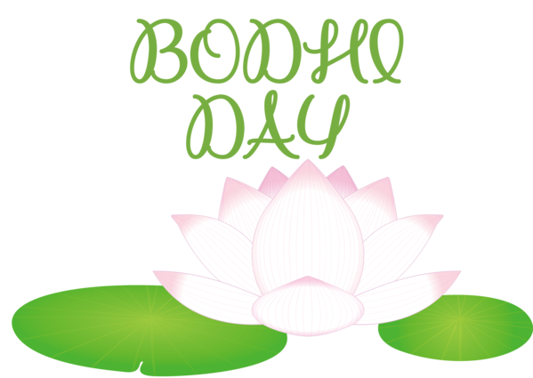 Transparent Bodhi Day Leaf Logo Flower for Bodhi for Bodhi Day