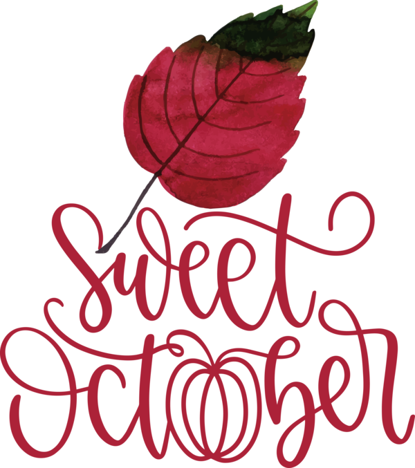 Transparent October Cut flowers Leaf Floral design for Sweet October for October